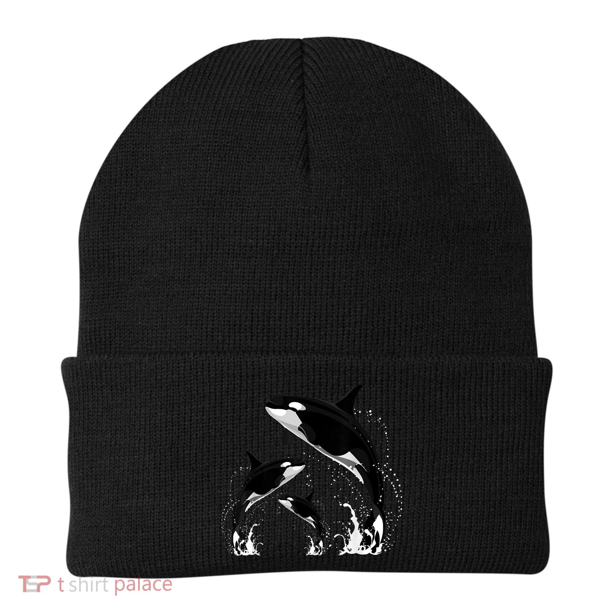 Killer Whale Gifts Shirt. Jumping Orca Killer Whales Killer Beanie