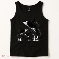 Killer Whale Gifts Shirt. Jumping Orca Killer Whales Killer Tank Top thumb 2