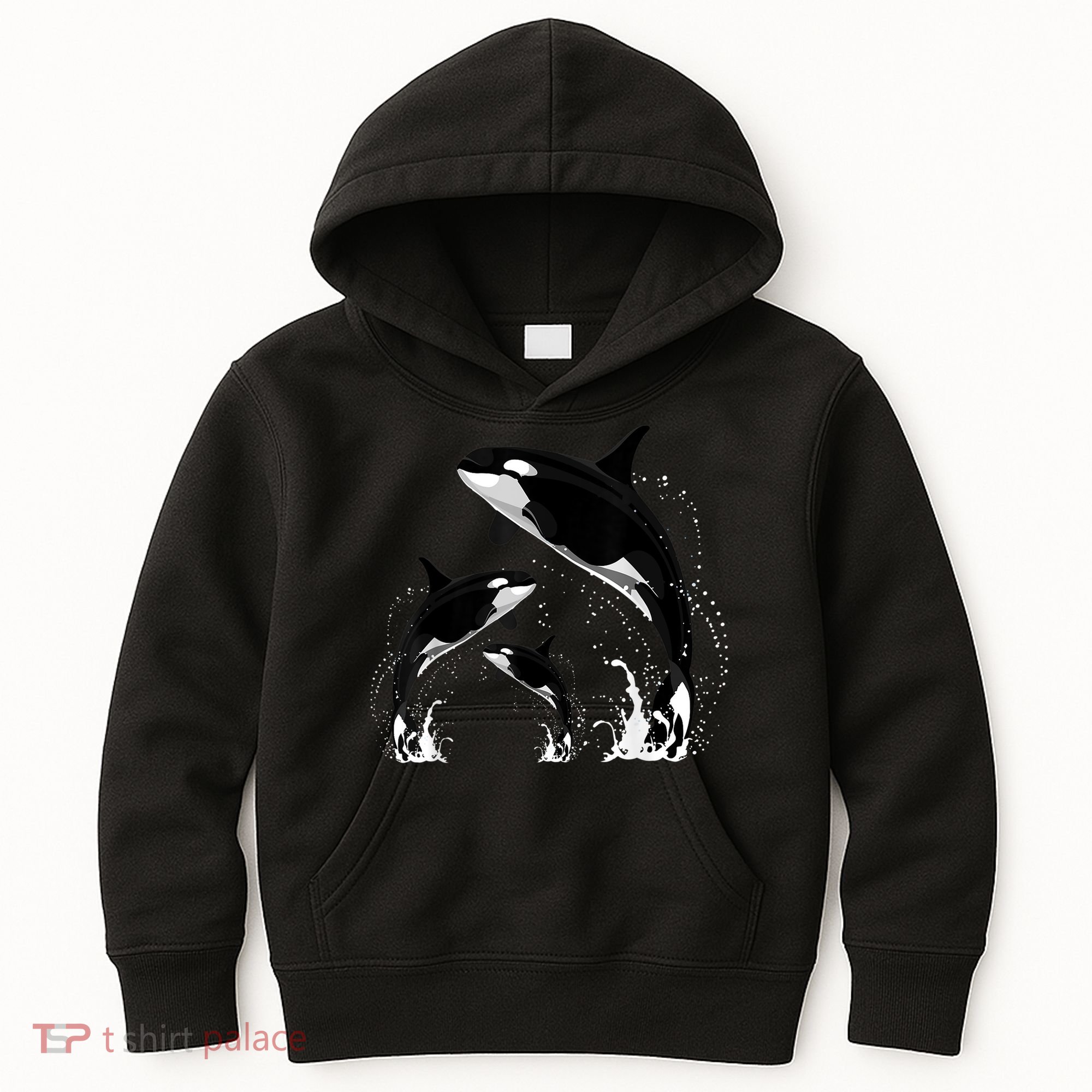 Killer Whale Gifts Shirt. Jumping Orca Killer Whales Killer Kids Hoodie