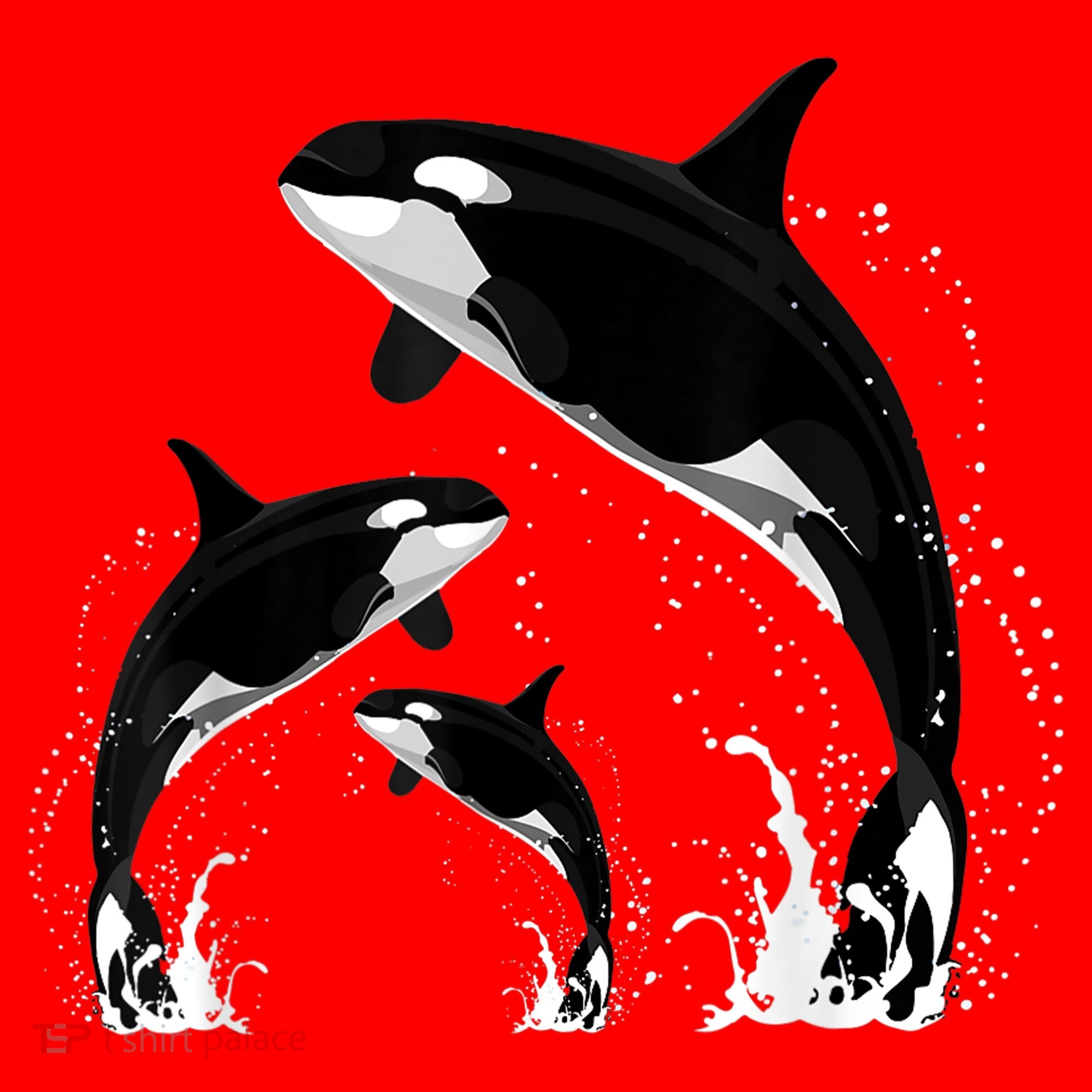 Killer Whale Gifts Shirt. Jumping Orca Killer Whales Killer Santa Hat