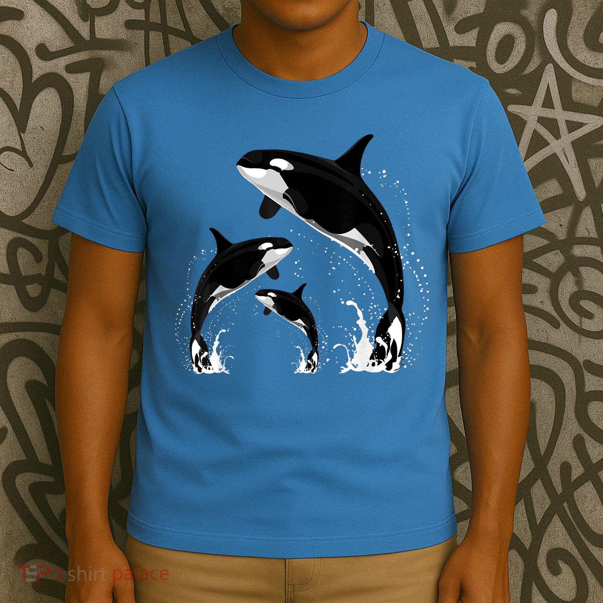 Killer Whale Gifts Shirt. Jumping Orca Killer Whales Killer T-Shirt
