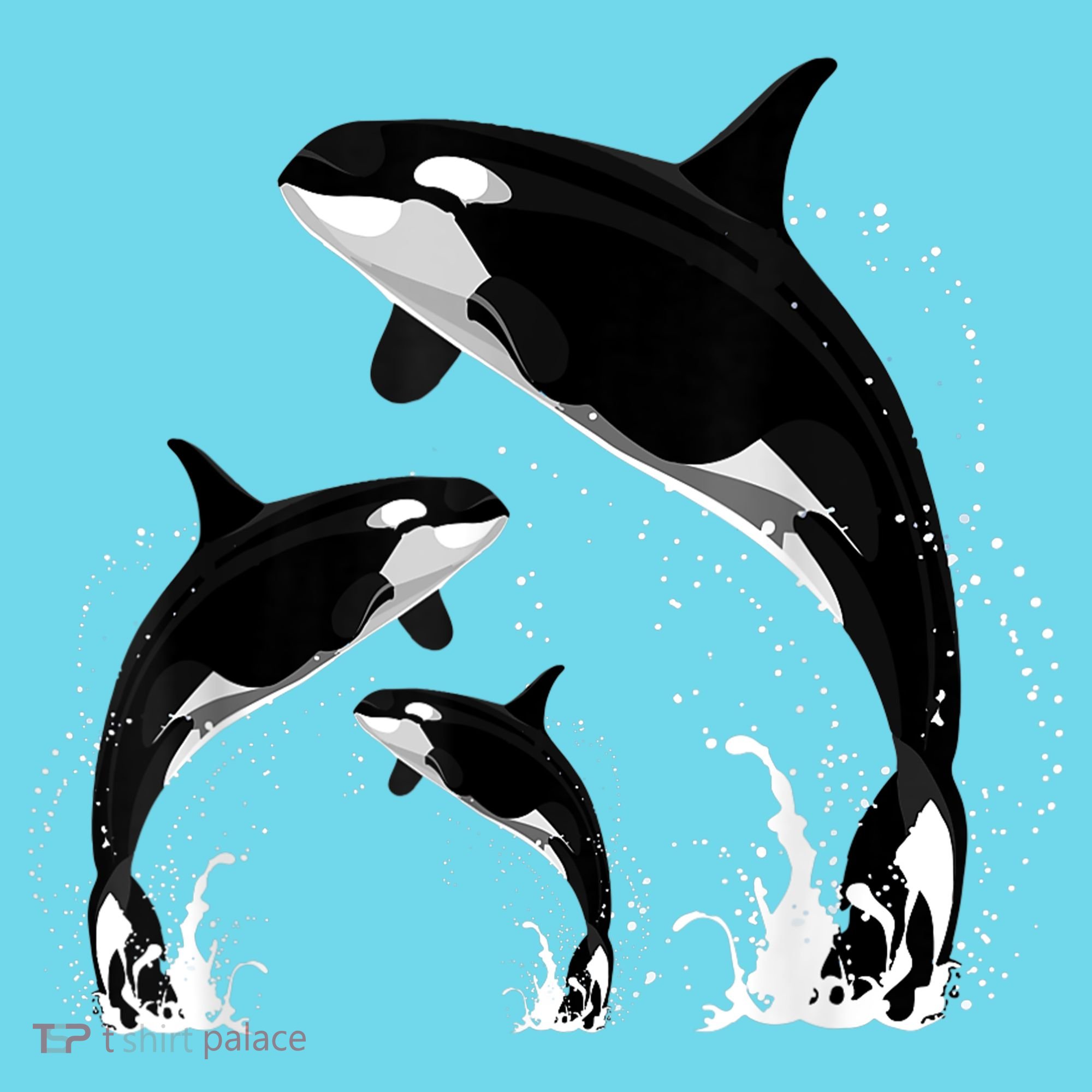 Killer Whale Gifts Shirt. Jumping Orca Killer Whales Killer Kids Long Sleeve Shirt