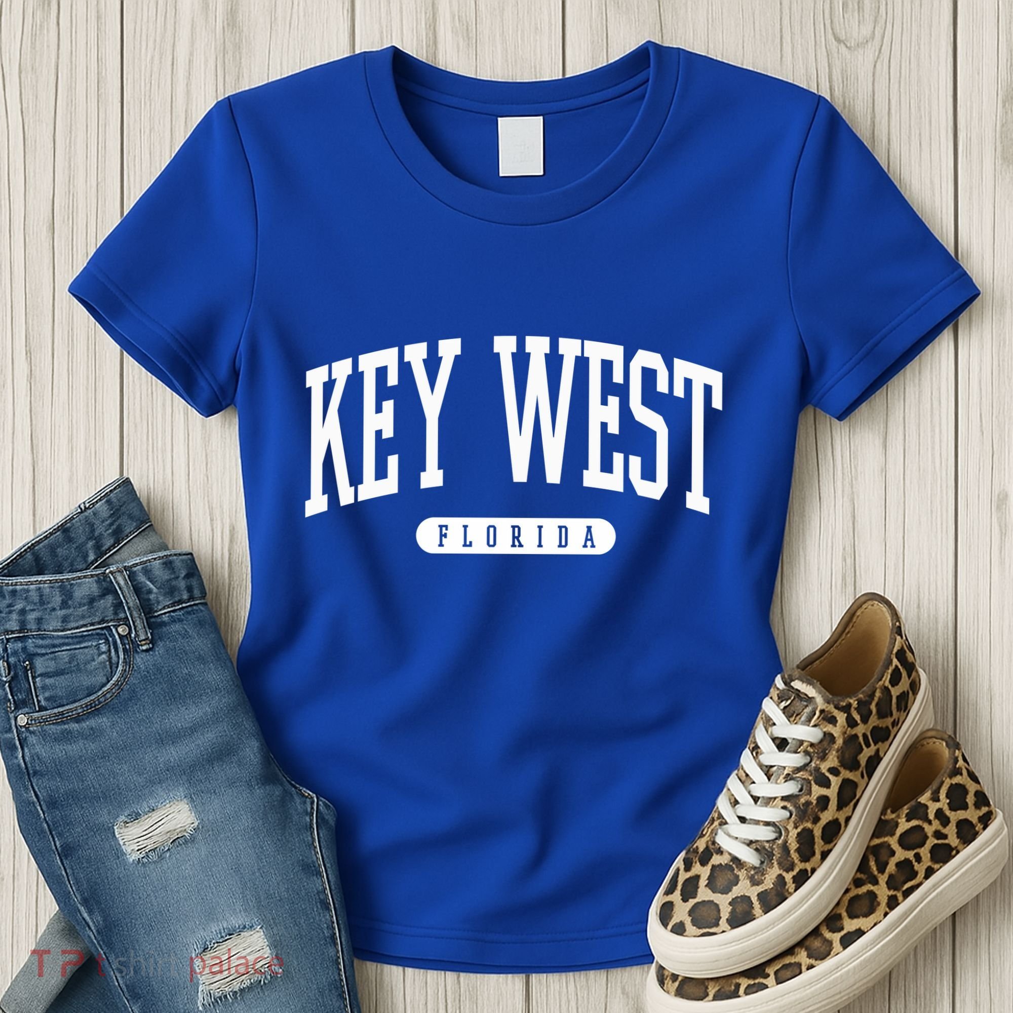 Key West Gift Meaningful Gift College University Style Usa Women's T-Shirt
