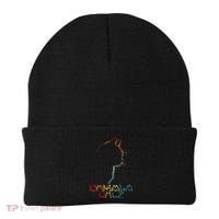 Kamala Walz Lettering Positive Funny Cat Lady Beanie thumb 0