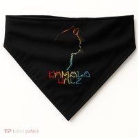 Kamala Walz Lettering Positive Funny Cat Lady USA-Made Doggie Bandana thumb 0