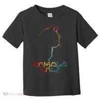 Kamala Walz Lettering Positive Funny Cat Lady Toddler T-Shirt thumb 0