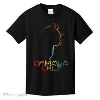Kamala Walz Lettering Positive Funny Cat Lady Kids T-Shirt thumb 0