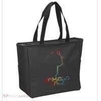 Kamala Walz Lettering Positive Funny Cat Lady Tote Bag thumb 2