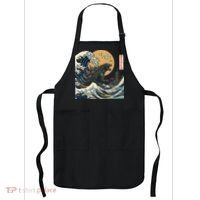Kaiju Wave Monster Japanese Kawaki Apron thumb 0