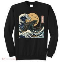 Kaiju Wave Monster Japanese Kawaki Sweatshirt thumb 0