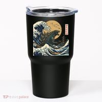 Kaiju Wave Monster Japanese Kawaki Tumbler thumb 0