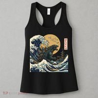 Kaiju Wave Monster Japanese Kawaki Women's Tank Top thumb 3