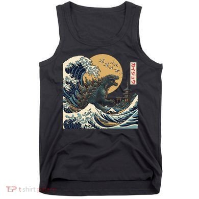 Kaiju Wave Monster Japanese Kawaki Tank Top