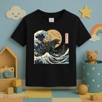 Kaiju Wave Monster Japanese Kawaki Toddler T-Shirt thumb 3