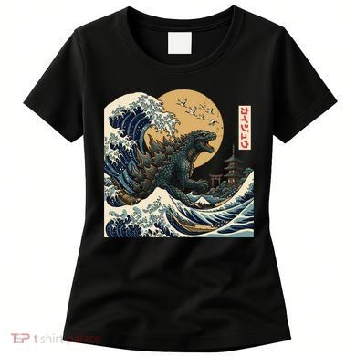 Kaiju Wave Monster Japanese Kawaki Women's T-Shirt