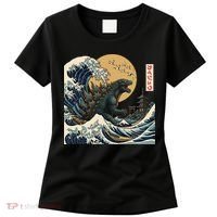 Kaiju Wave Monster Japanese Kawaki Women's T-Shirt thumb 0