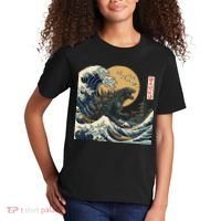 Kaiju Wave Monster Japanese Kawaki Kids T-Shirt thumb 2