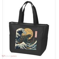 Kaiju Wave Monster Japanese Kawaki Tote Bag thumb 3
