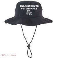Kill Workouts Not Animals Vegan Muscle Bucket Hat thumb 0