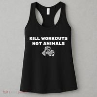 Kill Workouts Not Animals Vegan Muscle Women's Tank Top thumb 3