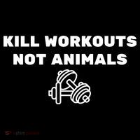 Kill Workouts Not Animals Vegan Muscle Toddler Hoodie thumb 2