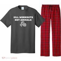 Kill Workouts Not Animals Vegan Muscle Pajama Set thumb 0