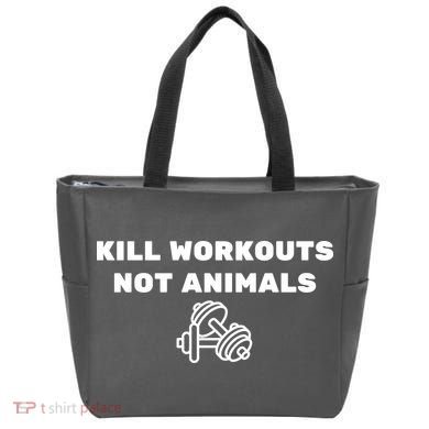 Kill Workouts Not Animals Vegan Muscle Tote Bag