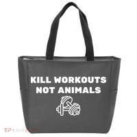 Kill Workouts Not Animals Vegan Muscle Tote Bag thumb 0