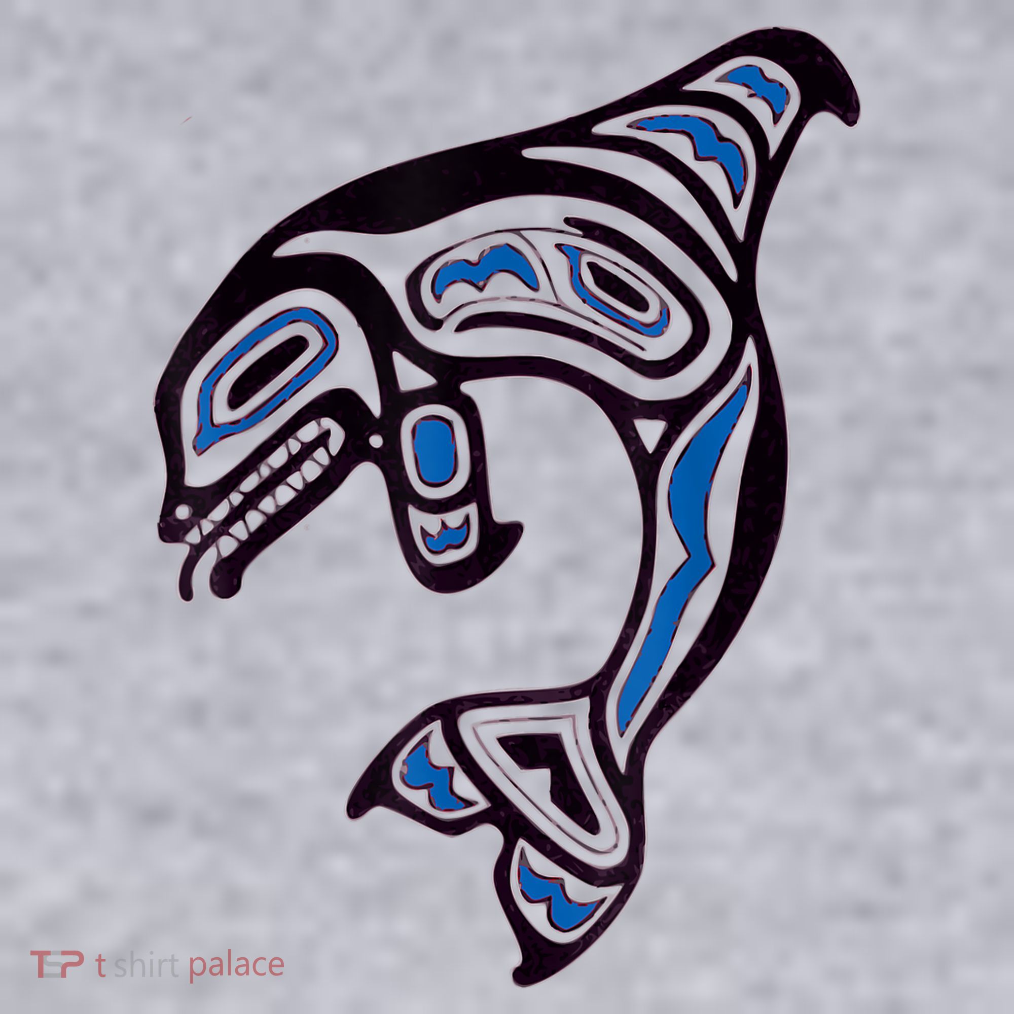 Killer Whale Orca Pacific NW Native American Indian Women's Sweatshirt