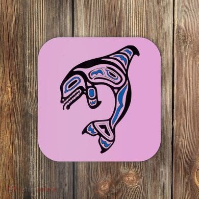 Killer Whale Orca Pacific NW Native American Indian Coaster