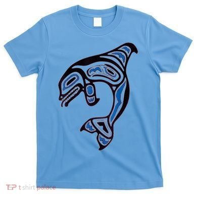 Killer Whale Orca Pacific NW Native American Indian T-Shirt