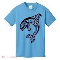 Killer Whale Orca Pacific NW Native American Indian Kids T-Shirt thumb 0