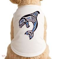 Killer Whale Orca Pacific NW Native American Indian Doggie Tank thumb 0