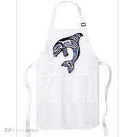 Killer Whale Orca Pacific NW Native American Indian Apron thumb 0