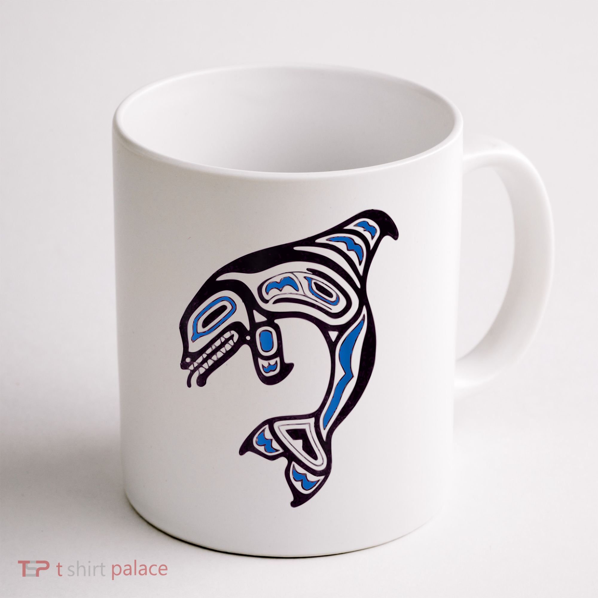 Killer Whale Orca Pacific NW Native American Indian Coffee Mug