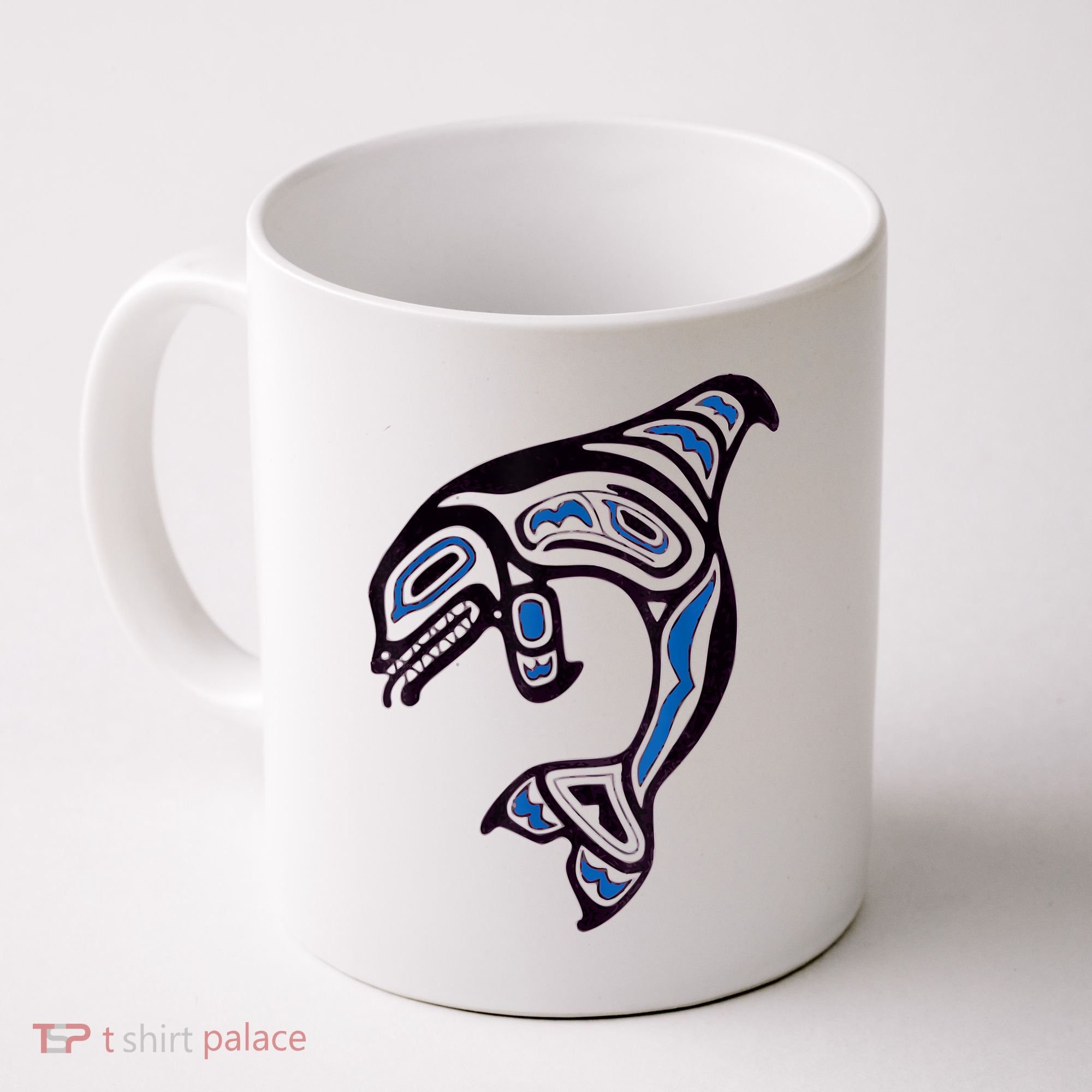 Killer Whale Orca Pacific NW Native American Indian Coffee Mug