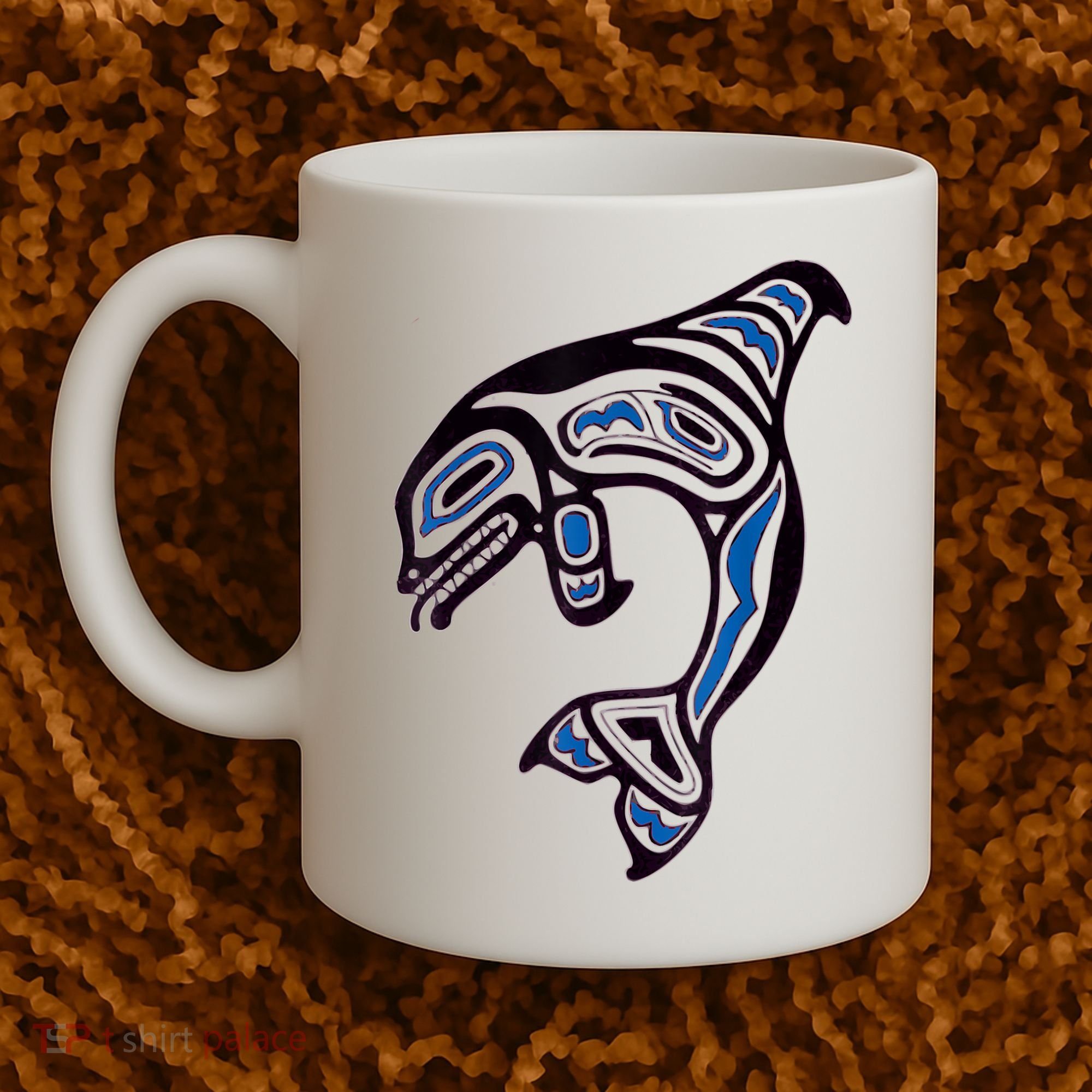 Killer Whale Orca Pacific NW Native American Indian Coffee Mug