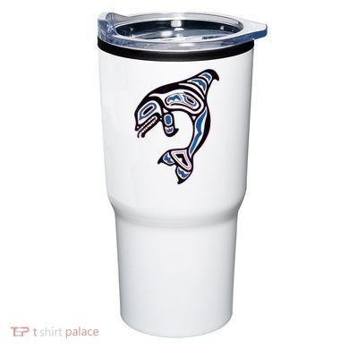 Killer Whale Orca Pacific NW Native American Indian Tumbler