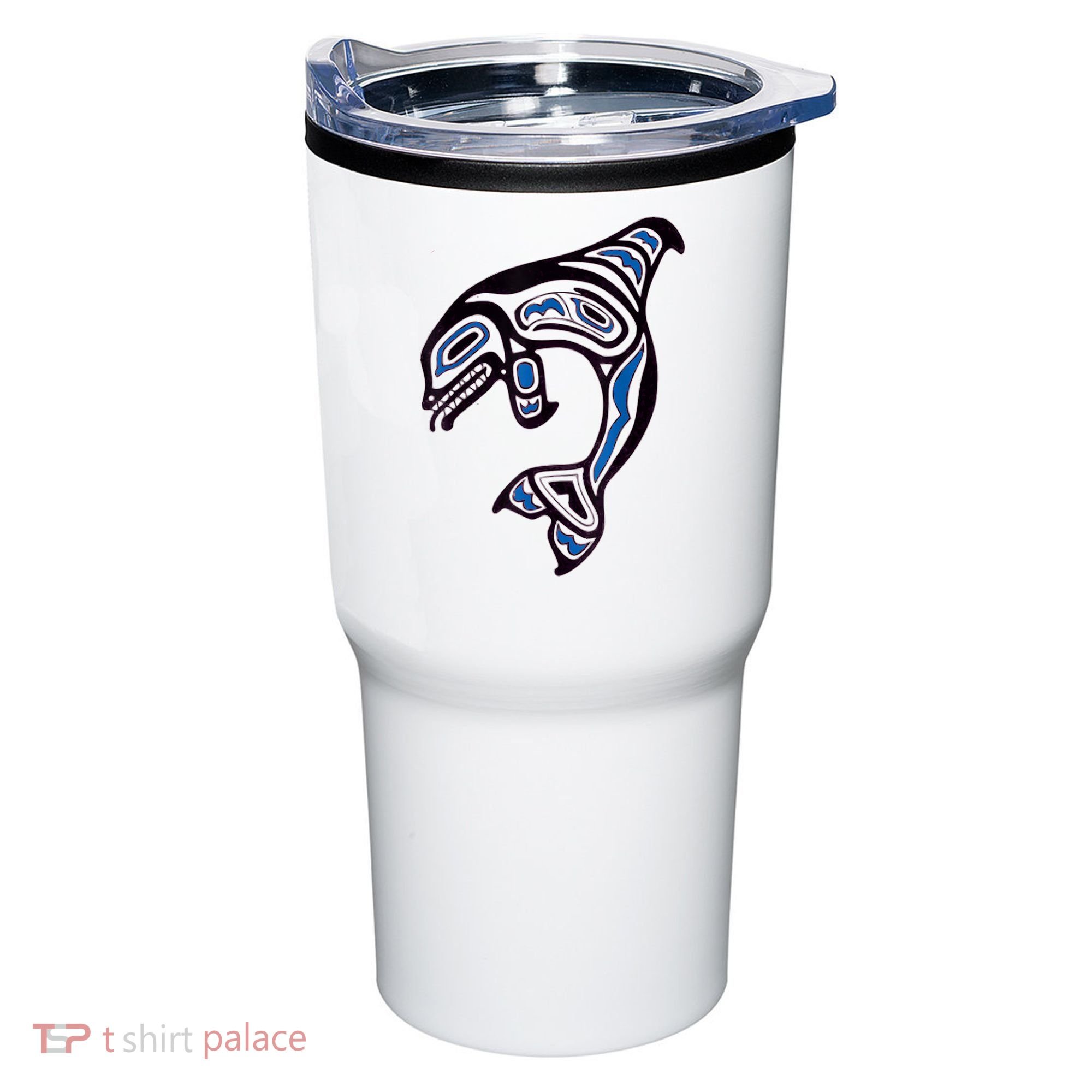 Killer Whale Orca Pacific NW Native American Indian Tumbler