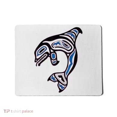 Killer Whale Orca Pacific NW Native American Indian Mousepad
