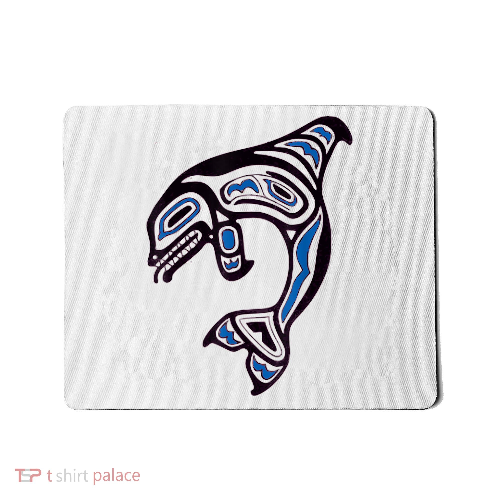 Killer Whale Orca Pacific NW Native American Indian Mousepad