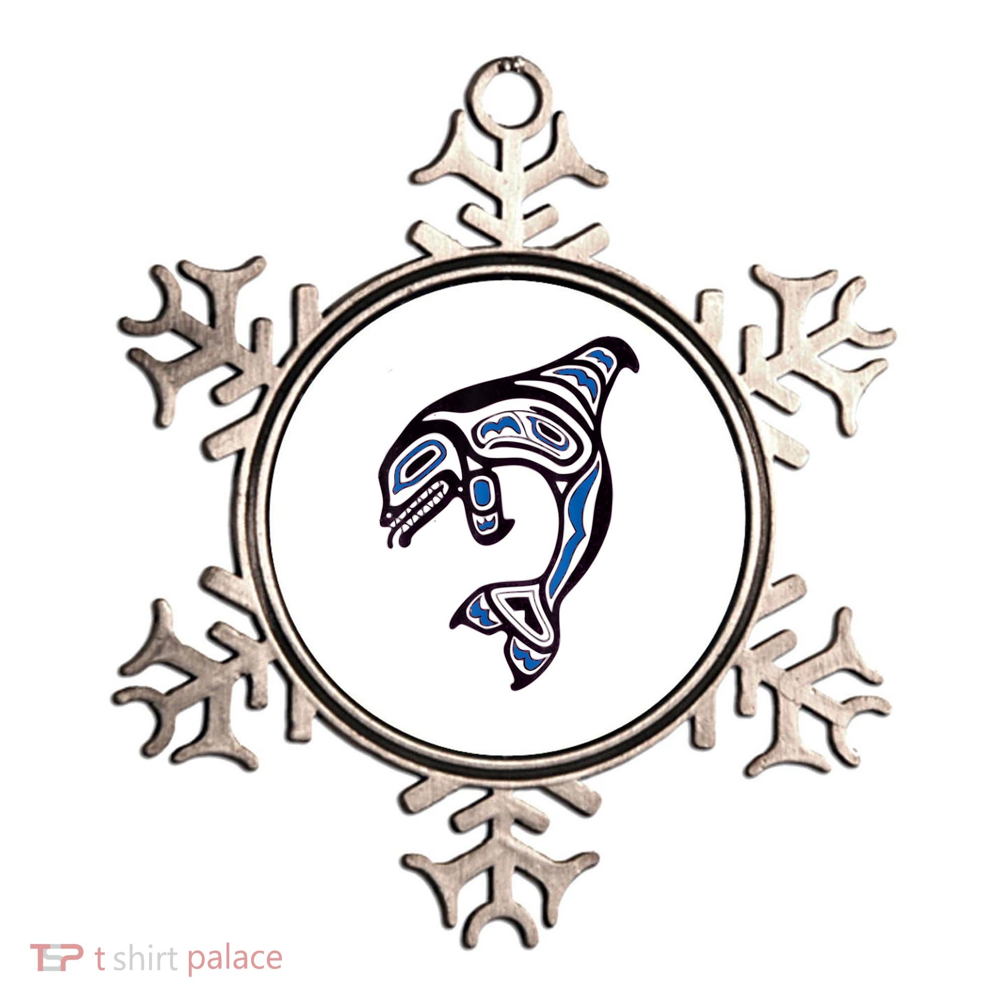 Killer Whale Orca Pacific NW Native American Indian Ornament