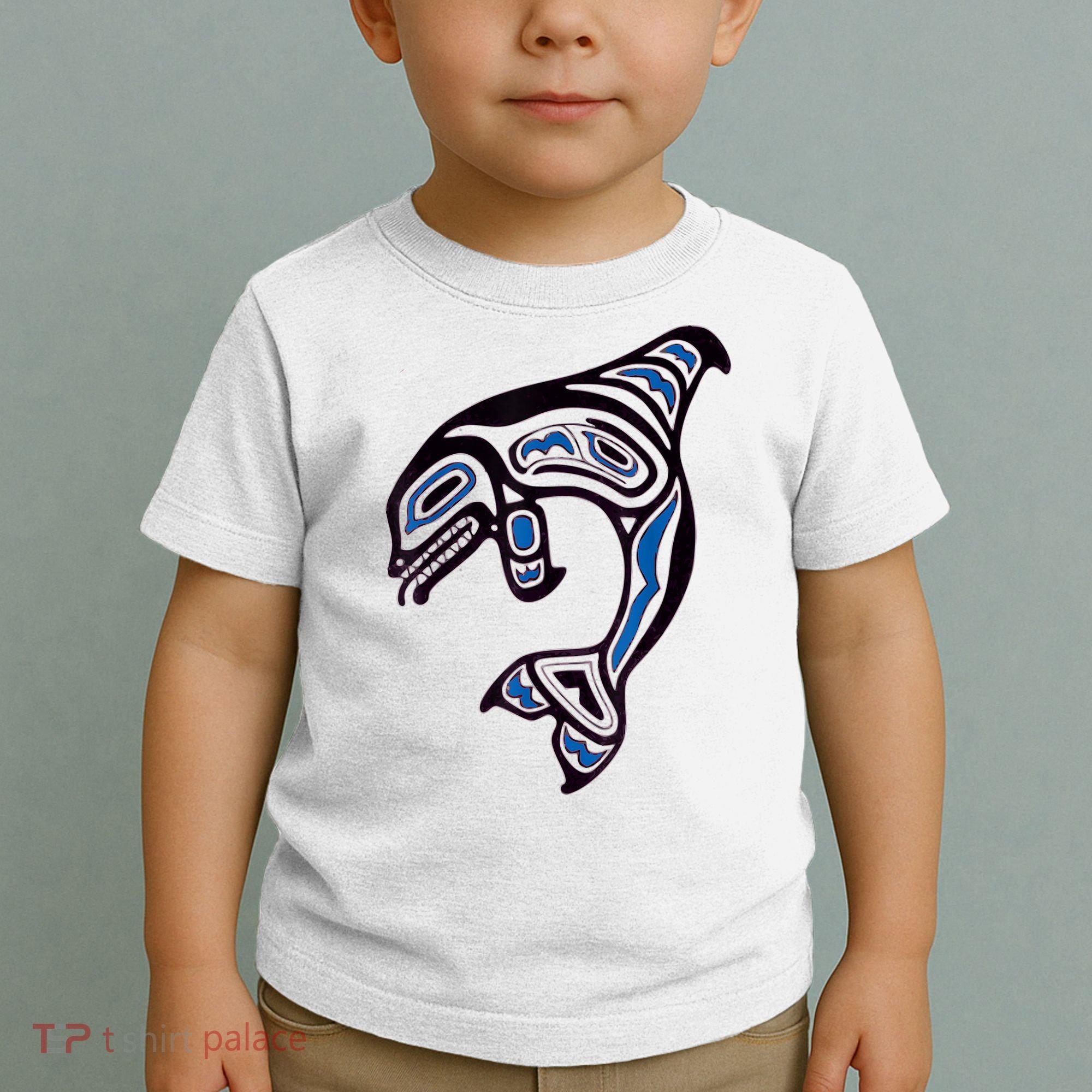Killer Whale Orca Pacific NW Native American Indian Toddler T-Shirt