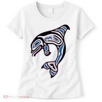 Killer Whale Orca Pacific NW Native American Indian Women's T-Shirt thumb 0