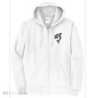 Killer Whale Orca Pacific NW Native American Indian Full Zip Hoodie thumb 0
