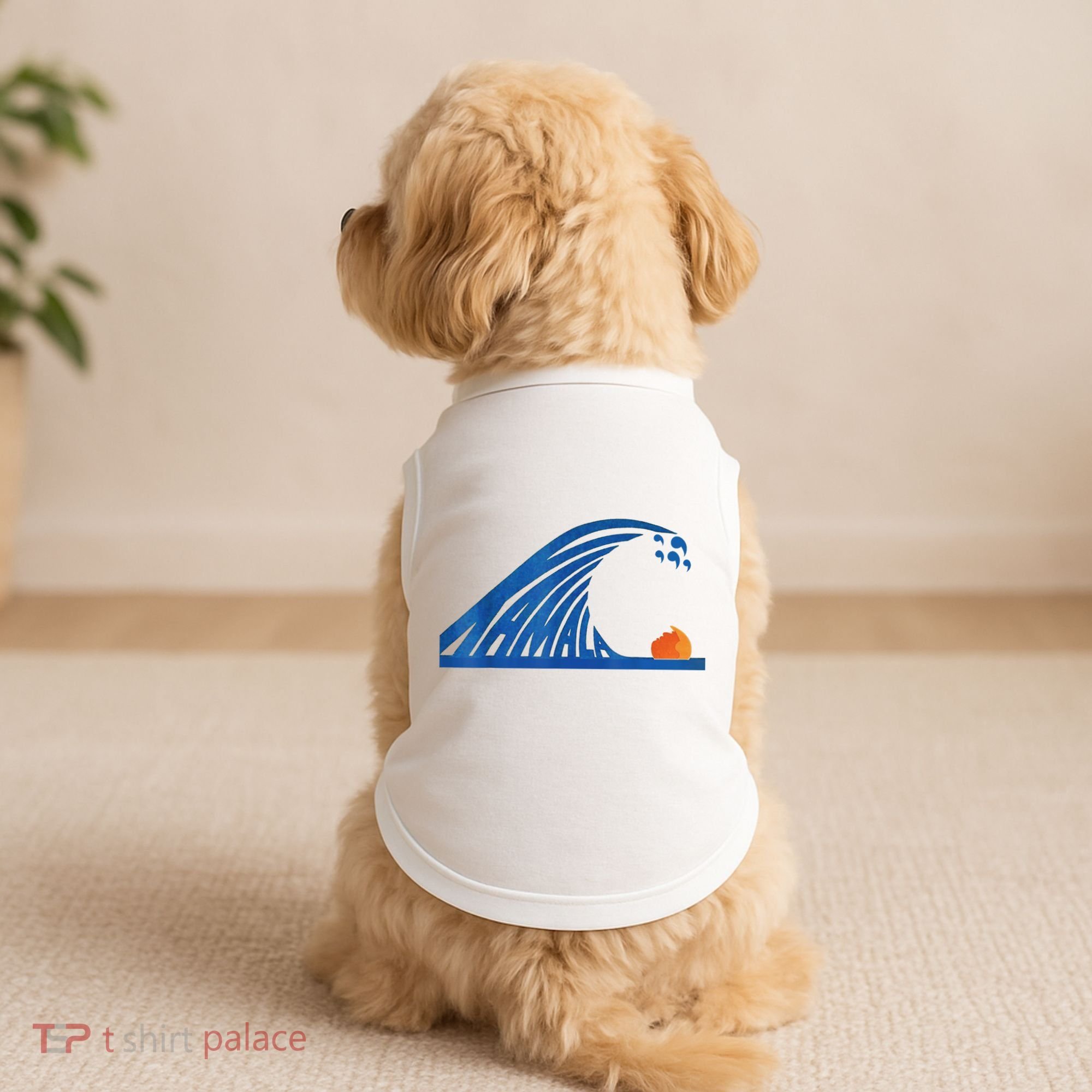 Gary Taxali Kamala Wave Doggie Tank