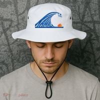 Gary Taxali Kamala Wave Bucket Hat thumb 2