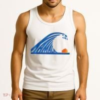 Gary Taxali Kamala Wave Tank Top thumb 3