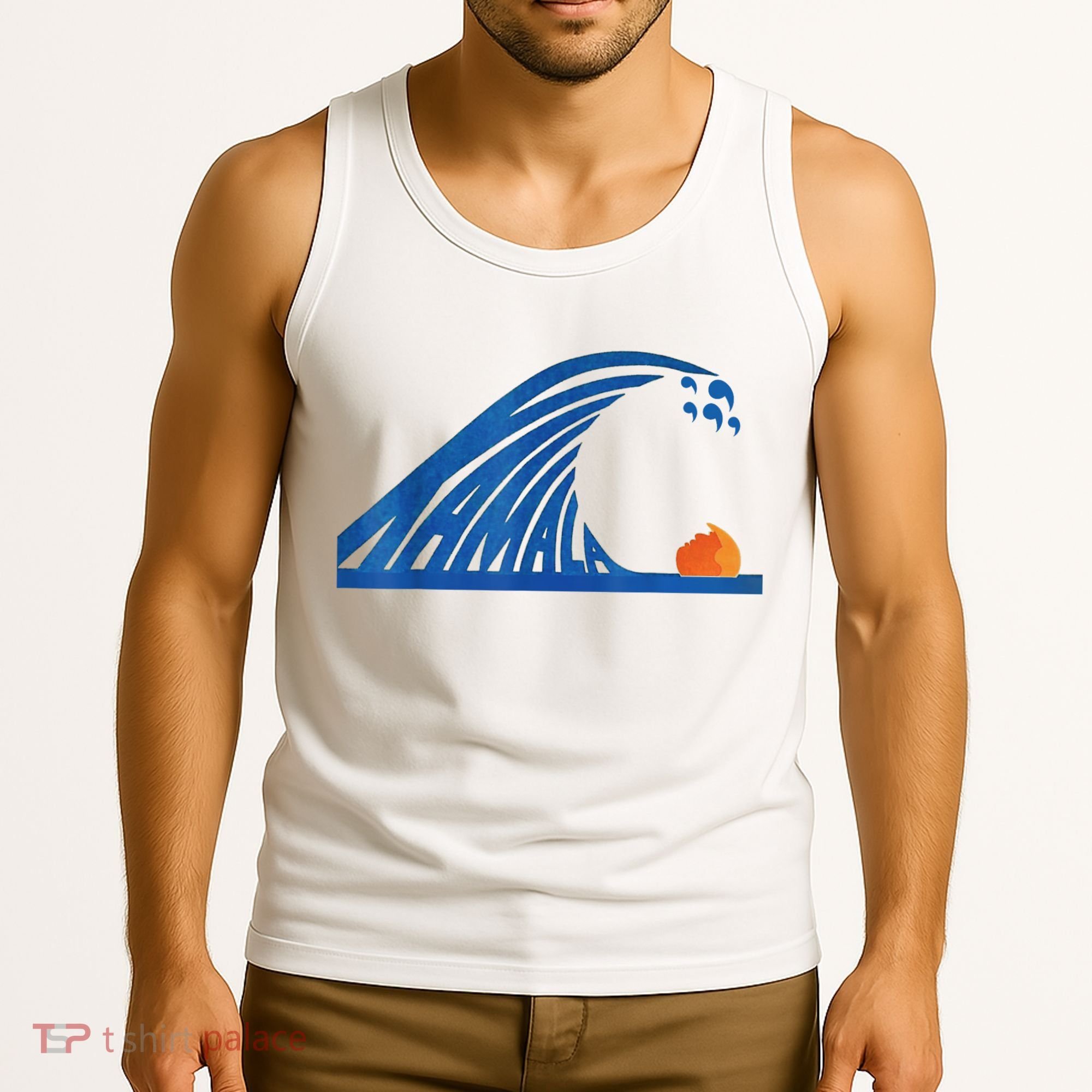 Gary Taxali Kamala Wave Tank Top
