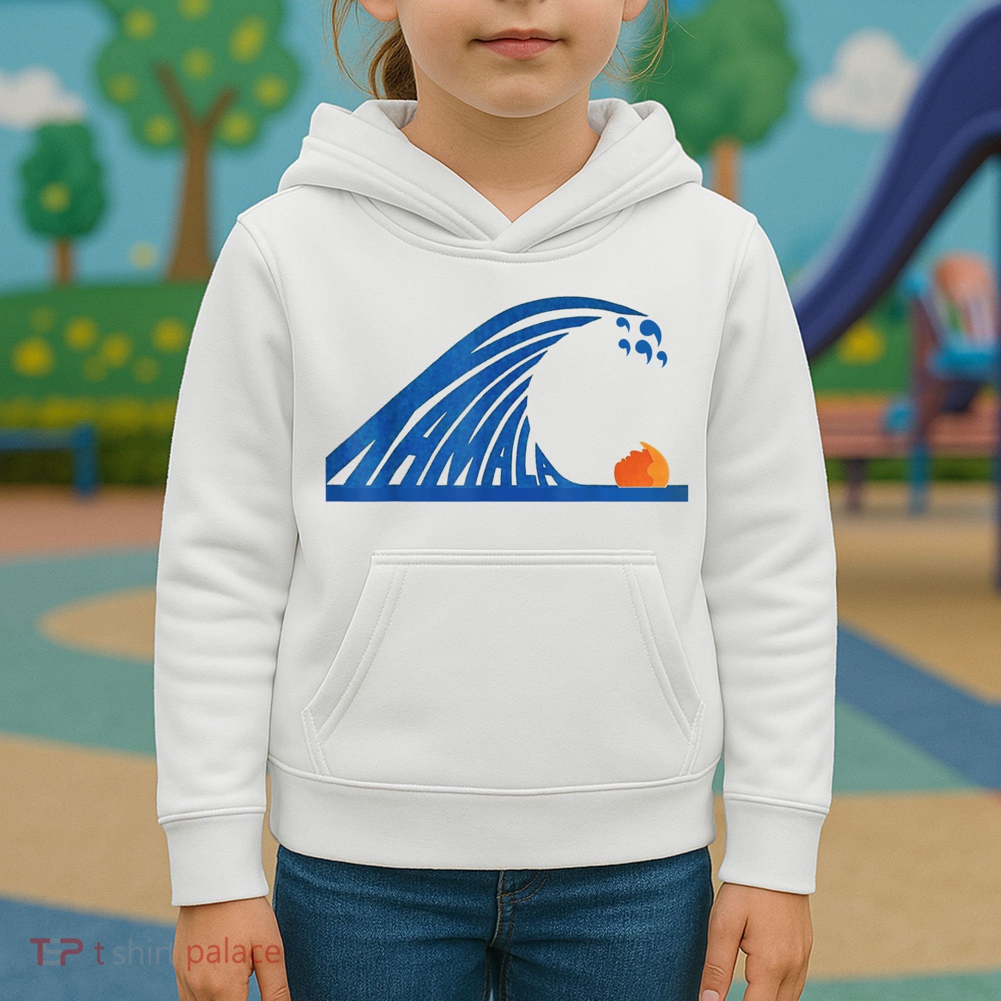 Gary Taxali Kamala Wave Kids Hoodie